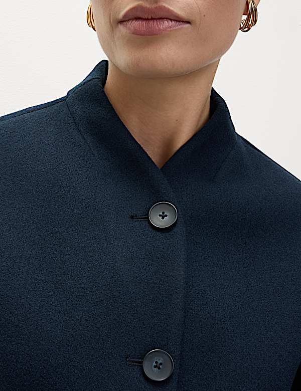 Collarless Short Jacket