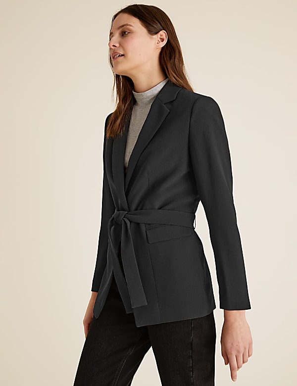 Relaxed Belted Blazer