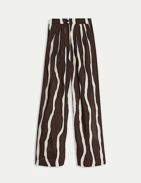 Pantalon large avec imprimé - CH