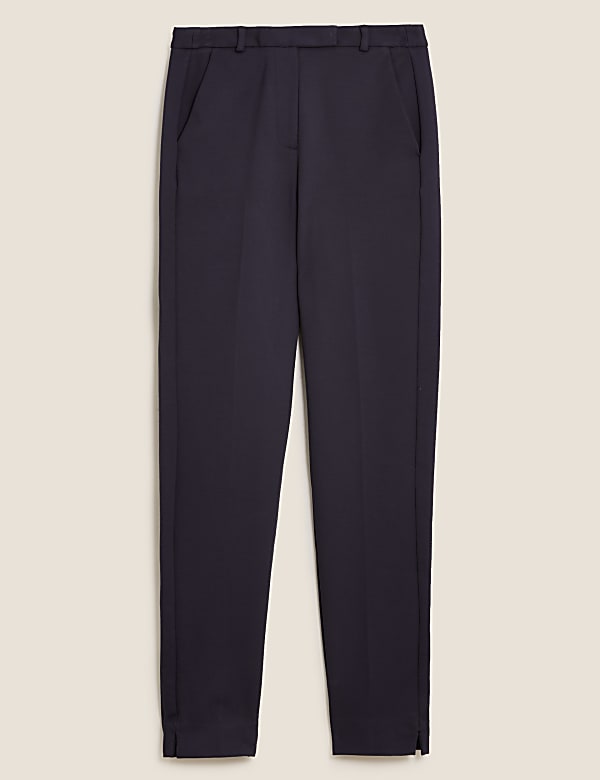 Jersey Slim Fit Ankle Grazer Trousers - KG
