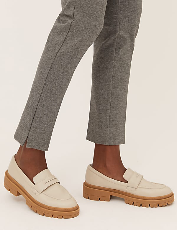 Jersey Slim Fit Ankle Grazer Trousers