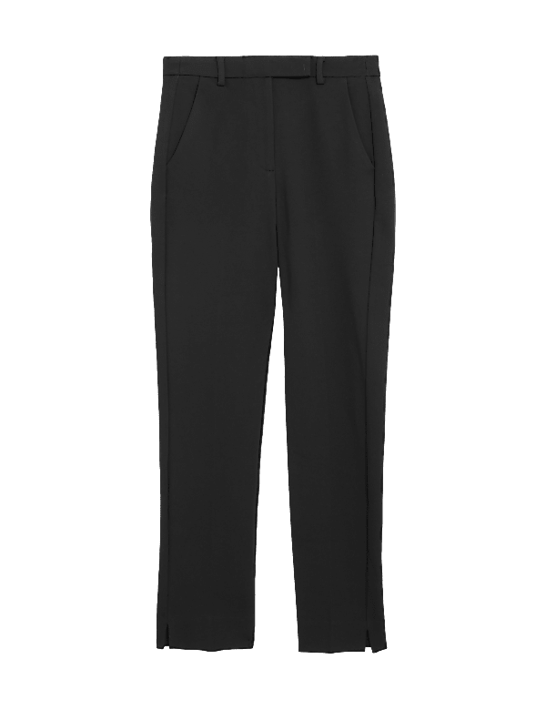 Jersey Slim Fit Ankle Grazer Trousers