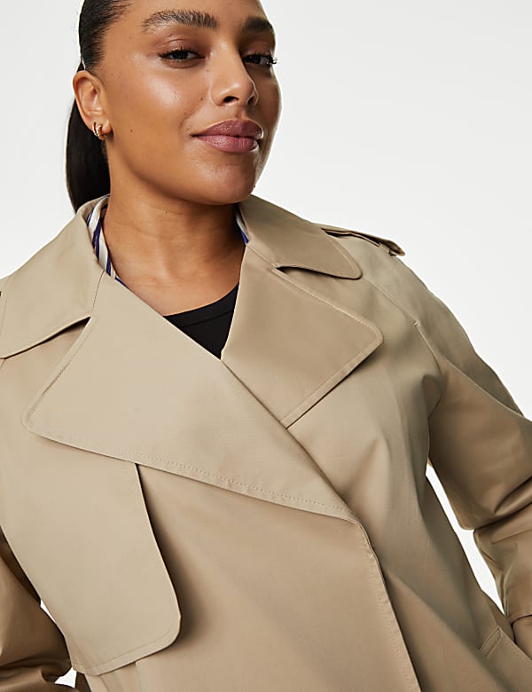 Cotton Rich Short Trench Coat