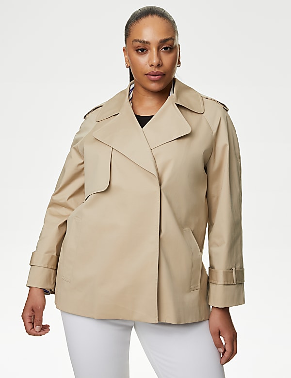 Cotton Rich Short Trench Coat