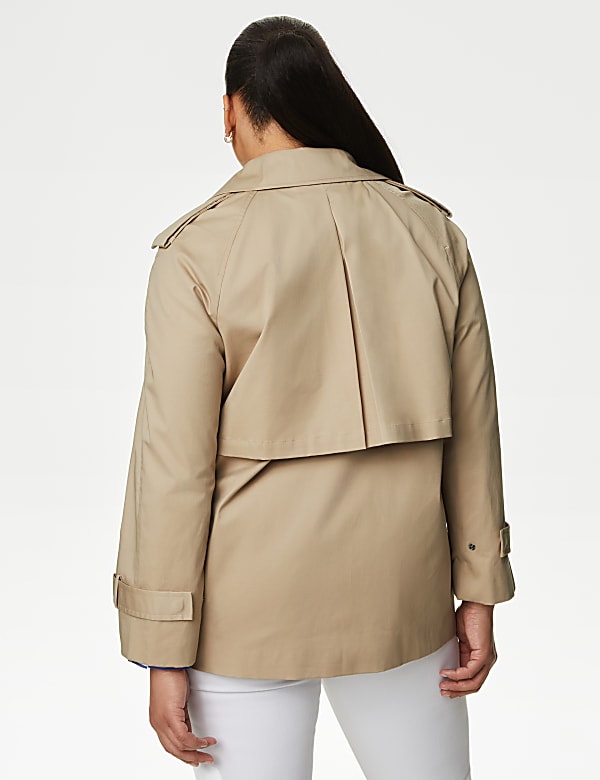 Cotton Rich Short Trench Coat