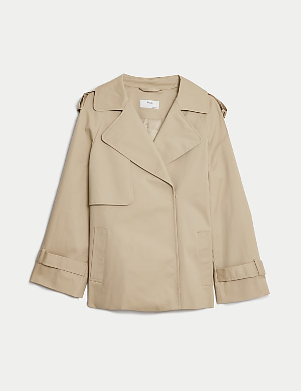 Cotton Rich Short Trench Coat - RS