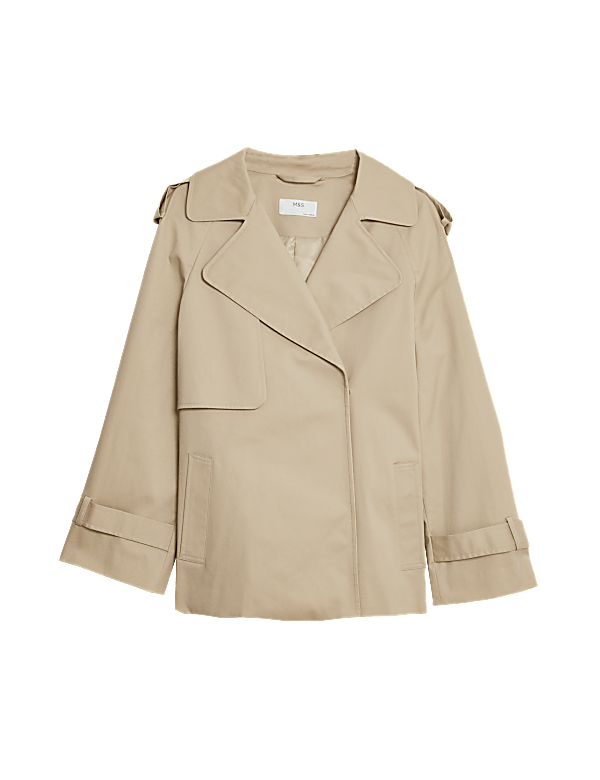 Cotton Rich Short Trench Coat