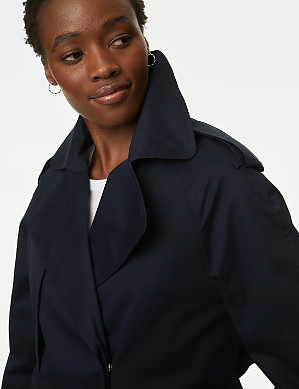 Cotton Rich Short Trench Coat