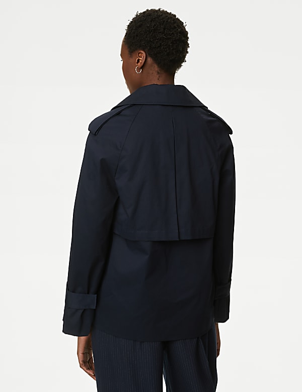 Cotton Rich Short Trench Coat