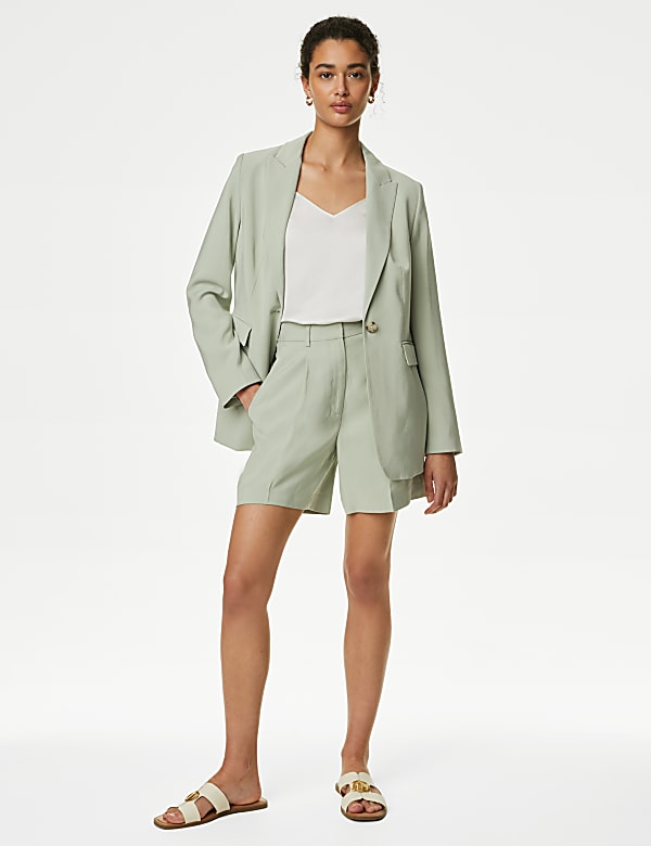 Straight Single Breasted Blazer - KG