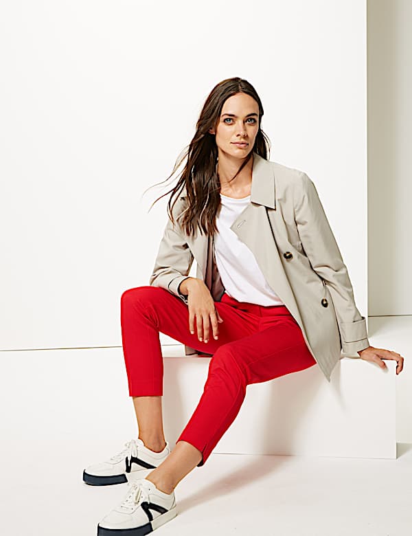 Slim Ankle Grazer Trousers