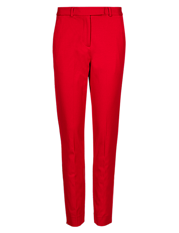 Slim Ankle Grazer Trousers