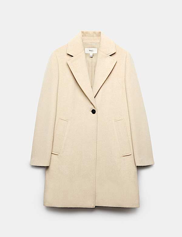 Single Breasted Longline Coat - IL
