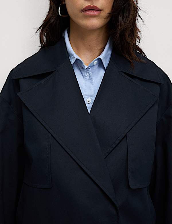 Cotton Rich Short Trench Coat - NZ