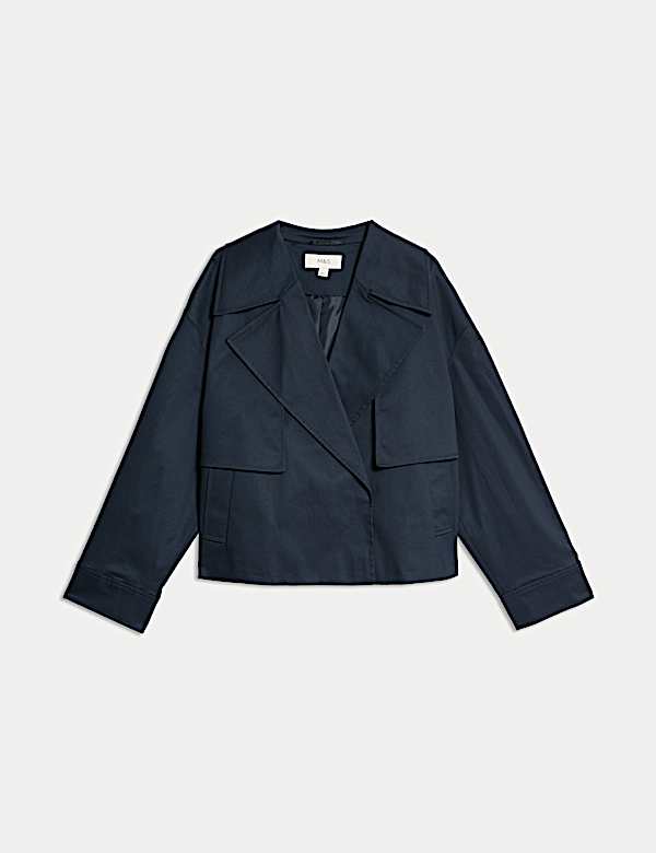 Cotton Rich Short Trench Coat - NZ