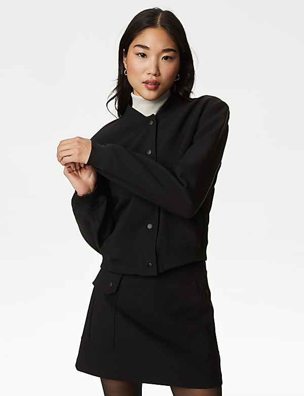 Relaxed Bomber Jacket - FI