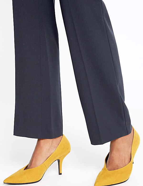 Zipped Pocket Straight Leg Trousers