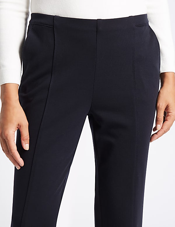 Ponte Straight Leg Trousers