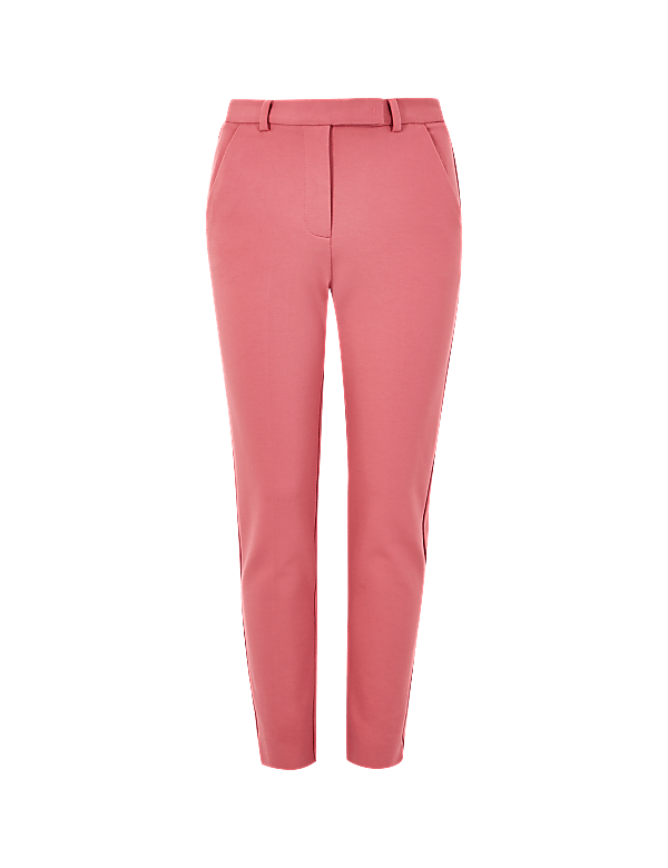 Mia Ponte Slim Ankle Grazer Trousers