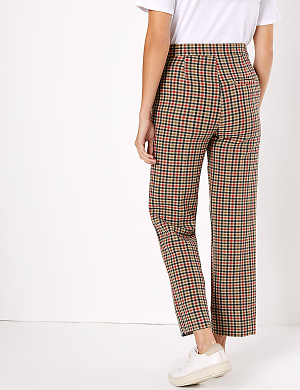 Evie Checked 7/8th Trousers