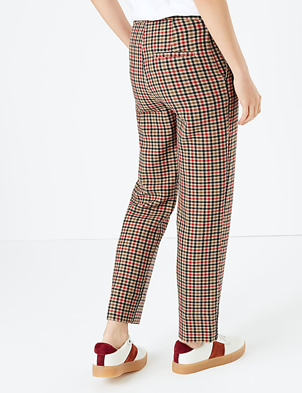 Evie Checked 7/8th Trousers