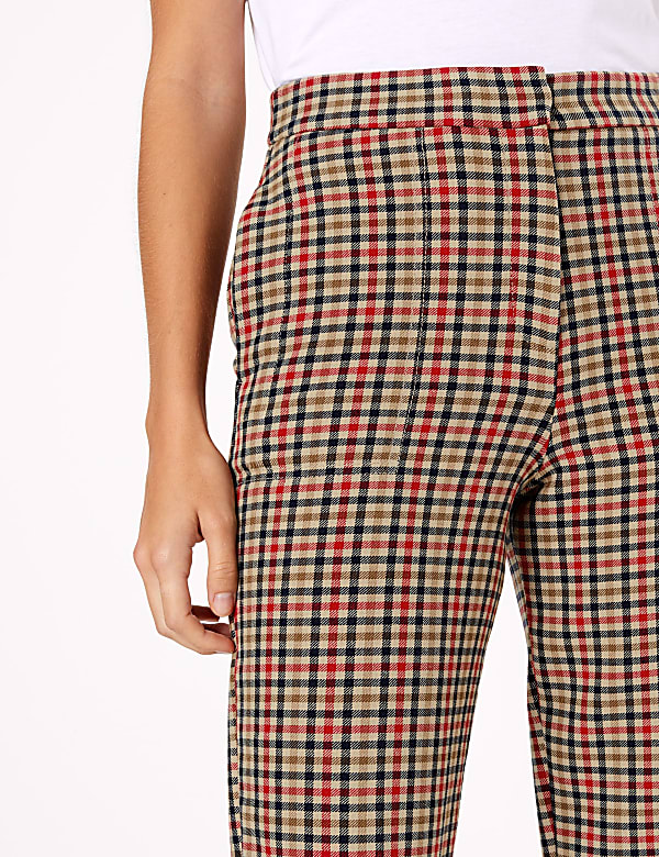 Evie Checked 7/8th Trousers