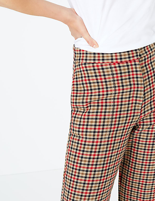 Evie Checked 7/8th Trousers