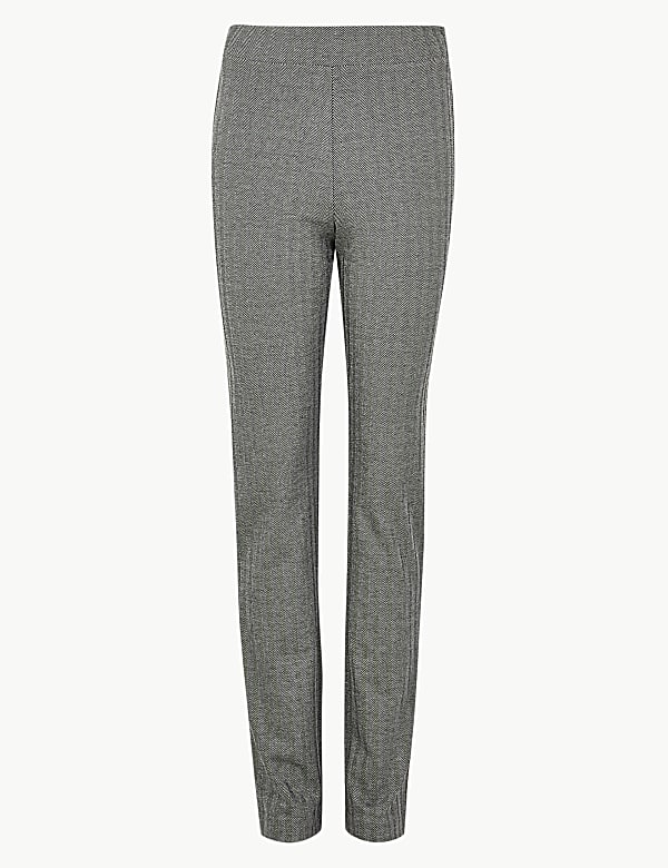 Jersey Slim Fit Ankle Grazer Trousers