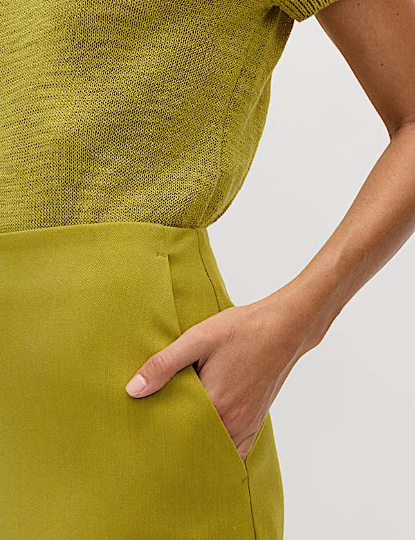 Straight Mini A-Line Skirt - EE