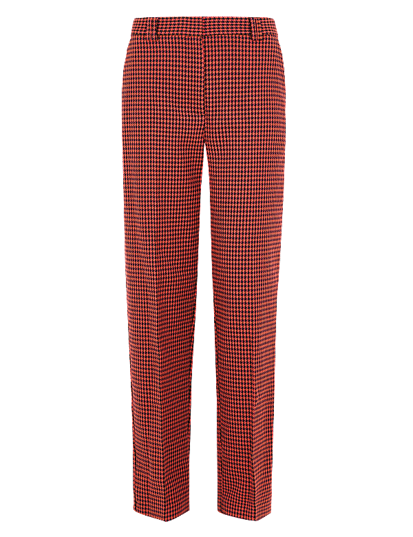 Freya Dogtooth Straight Fit Trousers