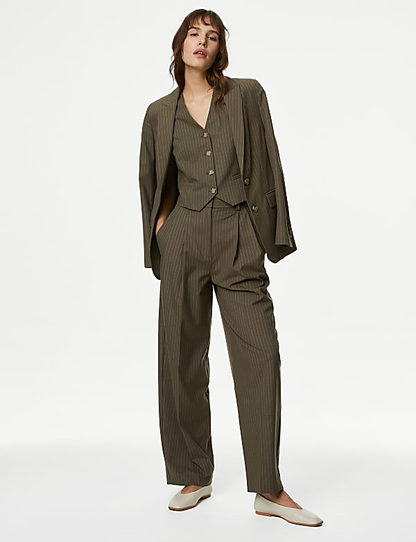 Tailored Pinstripe Waistcoat - RS
