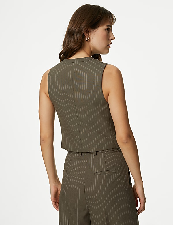 Tailored Pinstripe Waistcoat - RS