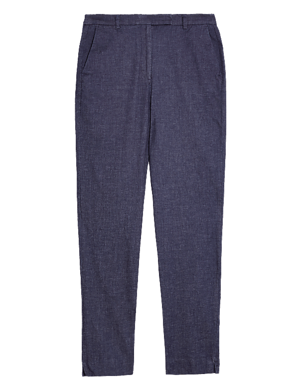 Denim Slim Fit Ankle Grazer Trousers