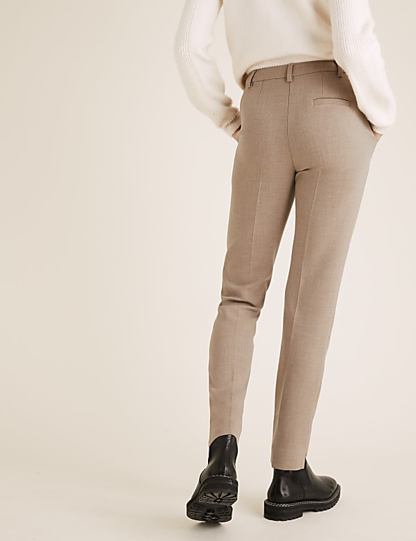 Mia Slim Crepe Ankle Grazer Trousers