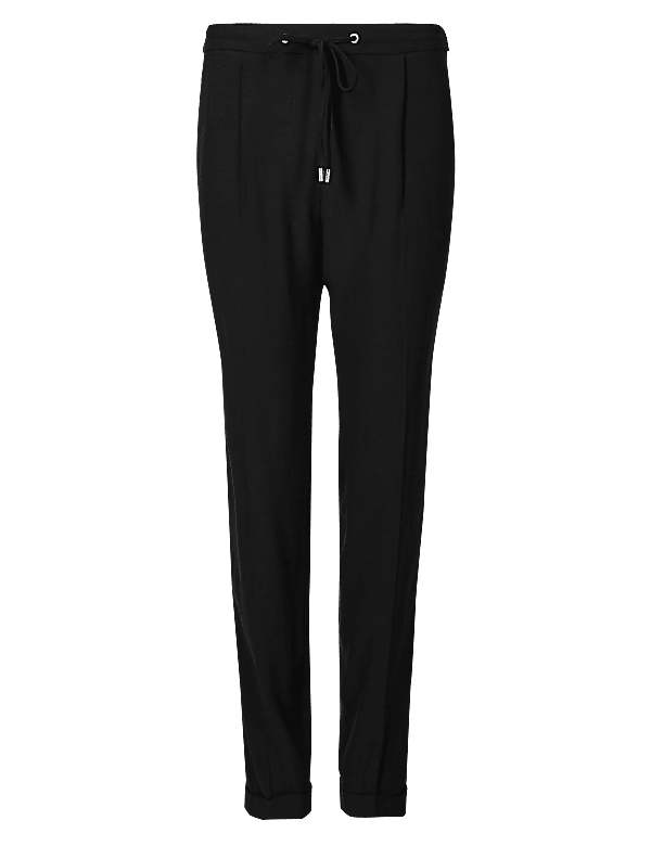 Side Stripe Tapered Leg Trousers