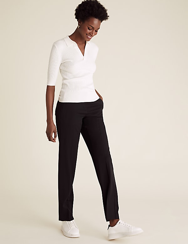 Straight Leg Trousers