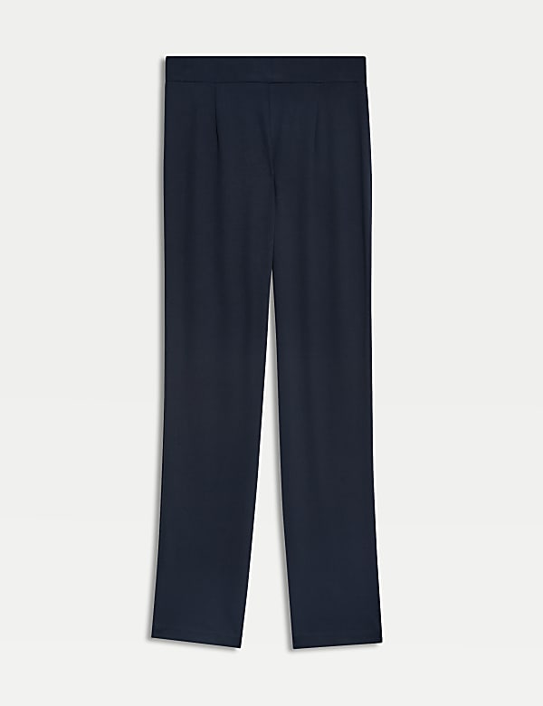Jersey Slim Leg Ankle Grazer Trousers