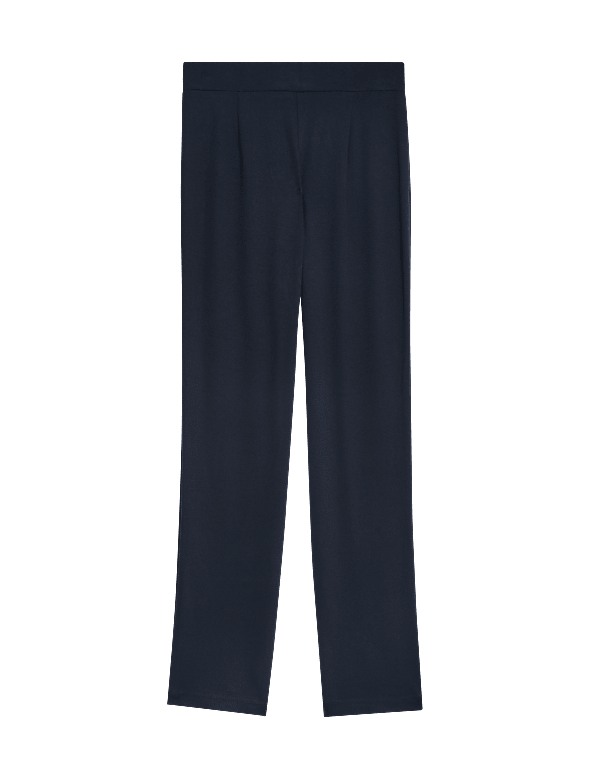 Jersey Slim Leg Ankle Grazer Trousers