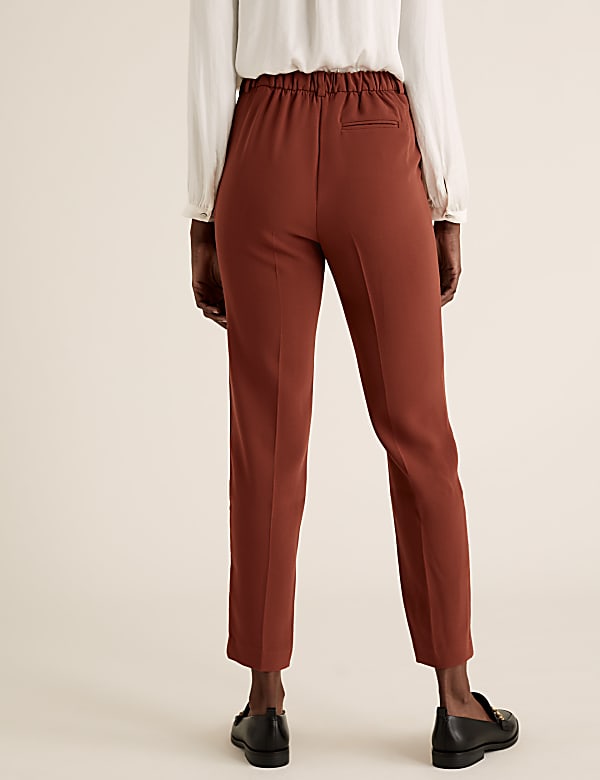 Crepe Tapered 7/8 Trousers