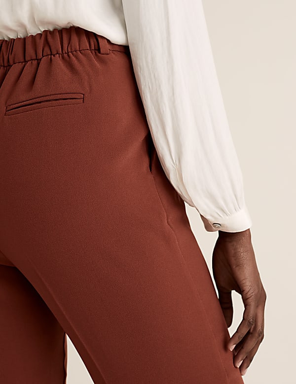 Crepe Tapered 7/8 Trousers