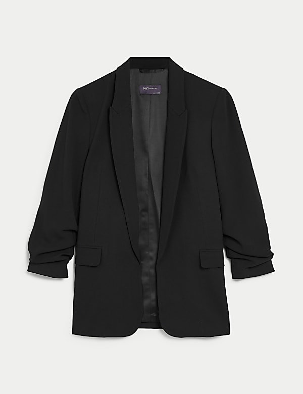 Ruched Sleeve Blazer - LV