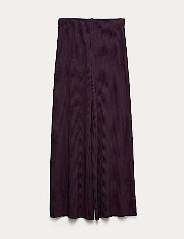 Plisse Elasticated Waist Trousers - AL