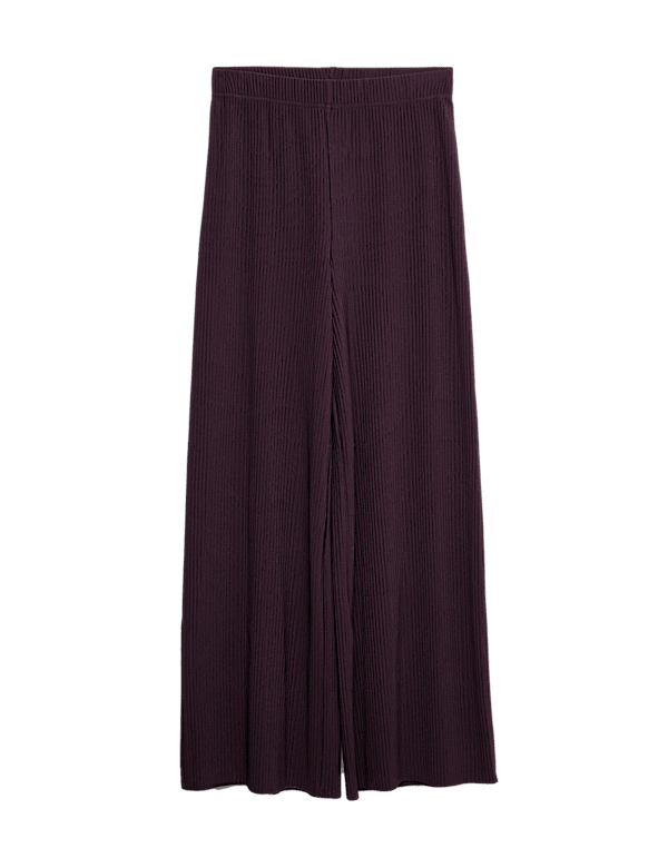Plisse Elasticated Waist Trousers