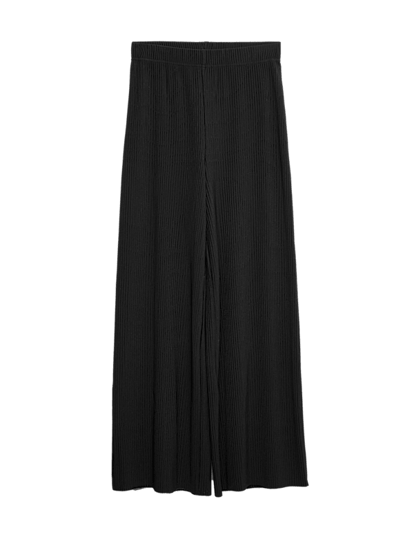 Plisse Elasticated Waist Trousers