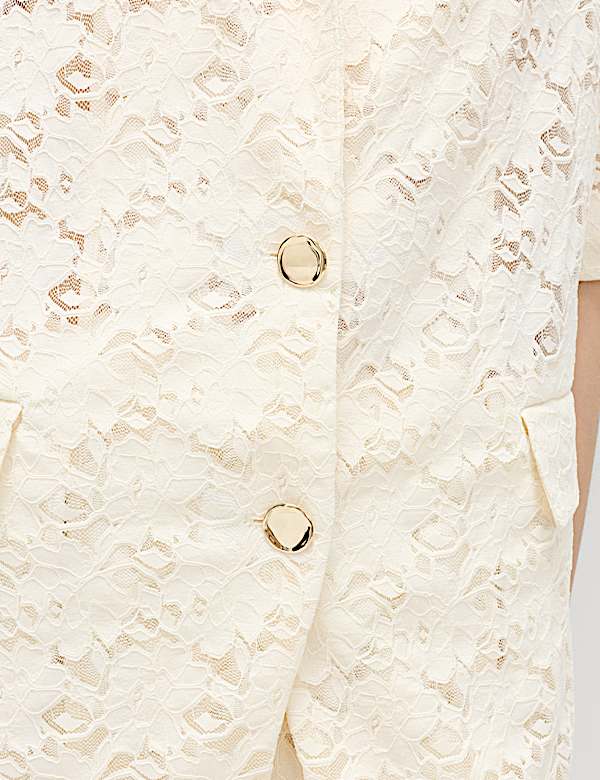 Lace Short Sleeve Jacket - EE