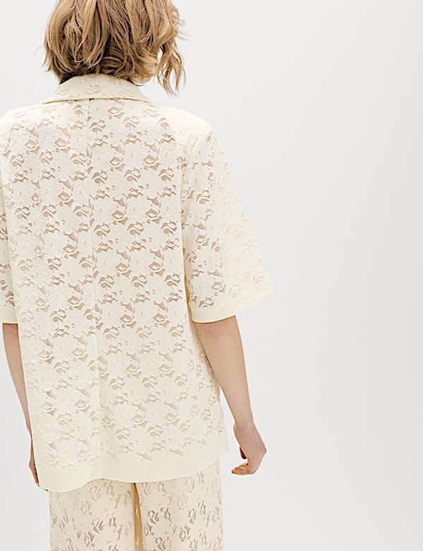 Lace Short Sleeve Jacket - EE