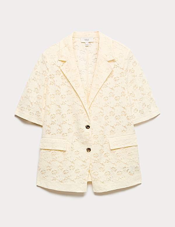 Lace Short Sleeve Jacket - EE