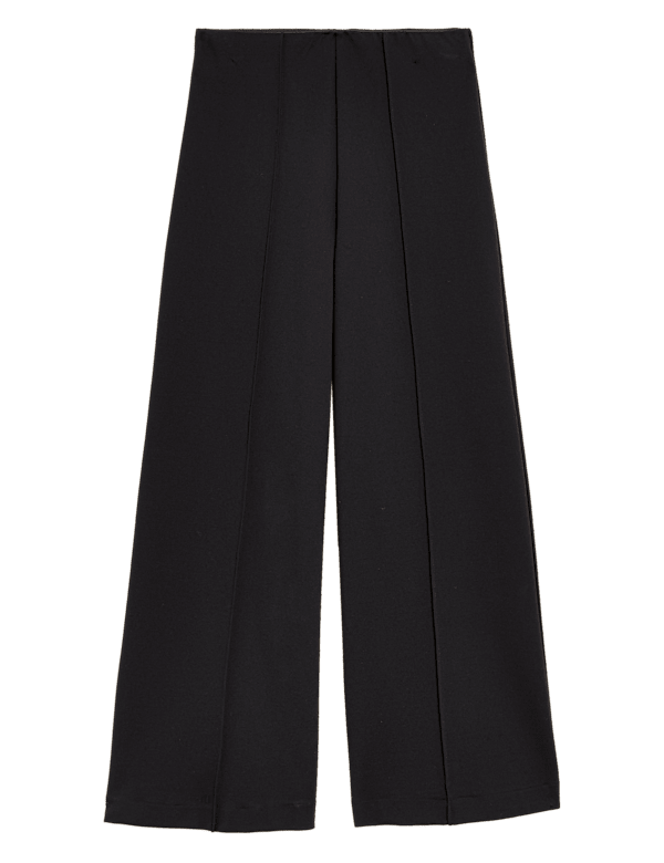 Jersey Wide Leg 7/8 Trousers