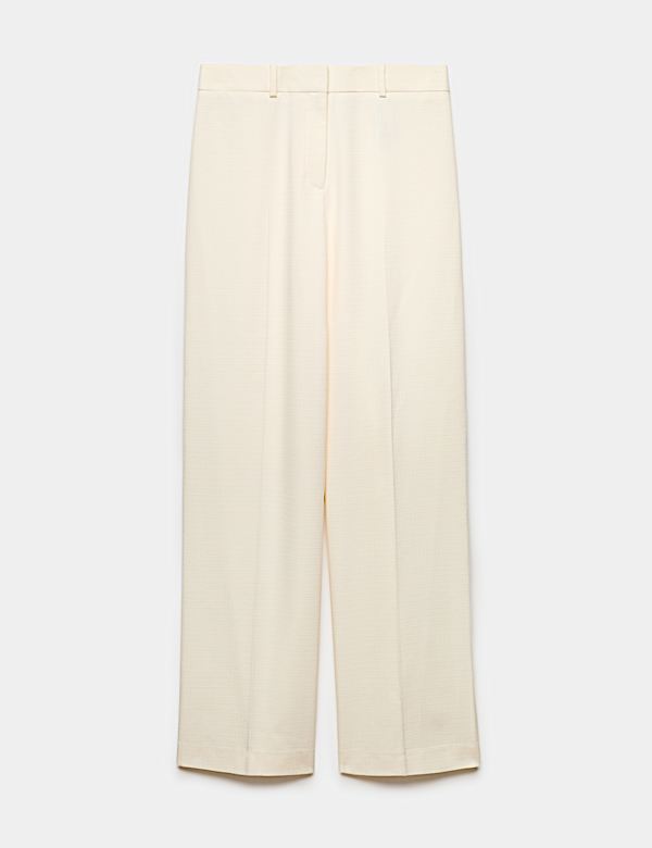Ultimate Pleat Front Straight Leg Trousers - CY
