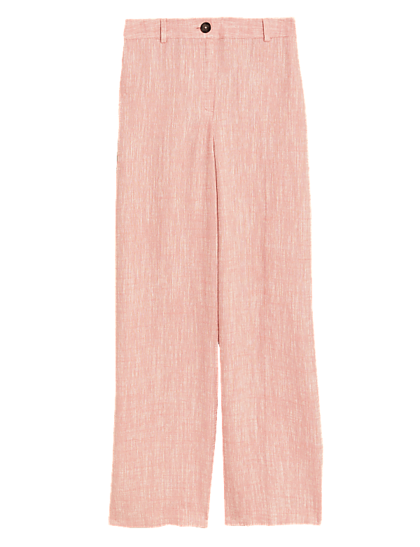 Linen Wide Leg Trousers